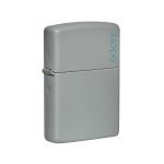 فندک زیپو Zippo مدل Flat Grey Zippo Logo کد 49452zl