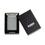 فندک زیپو Zippo مدل Flat Grey Zippo Logo کد 49452zl