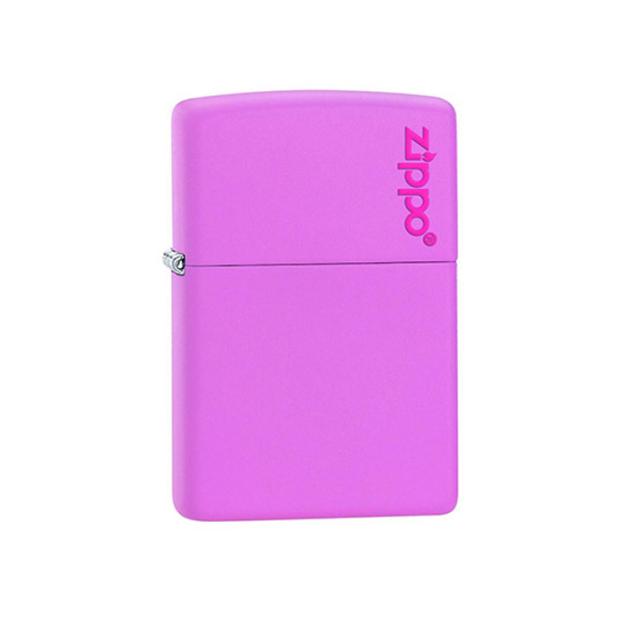 فندک زیپو Zippo لوگو دارمدل Pink Matte